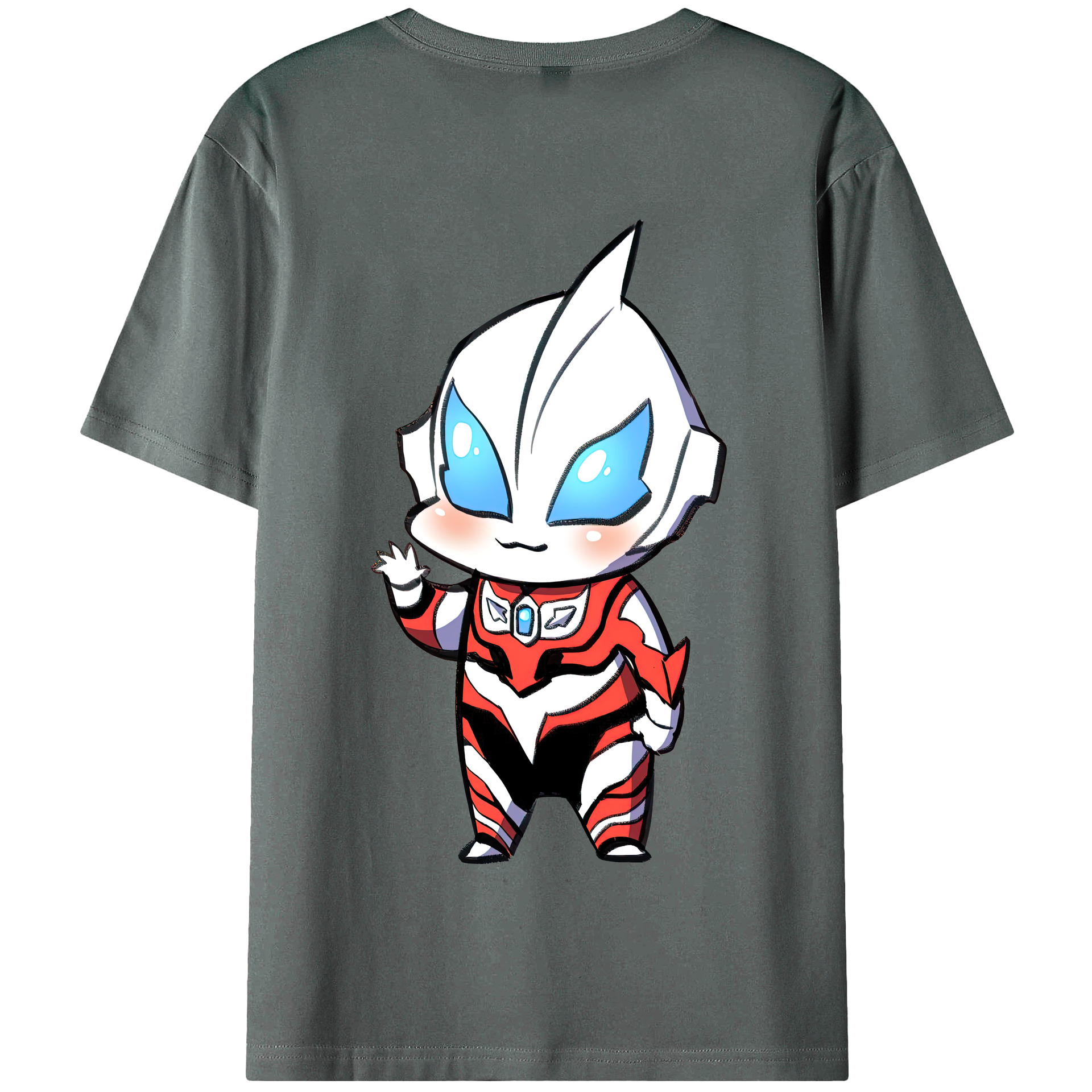 （画像用） ウルトラマン Ultraman 綿100％半袖Tシャツ（背面プリント）